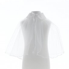 A white christening gown with a collar
