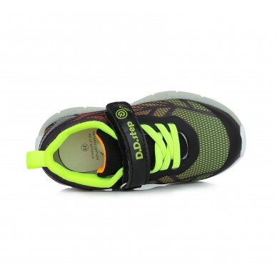 Juodi sportiniai LED batai 30-35 d. F061-391AL 3
