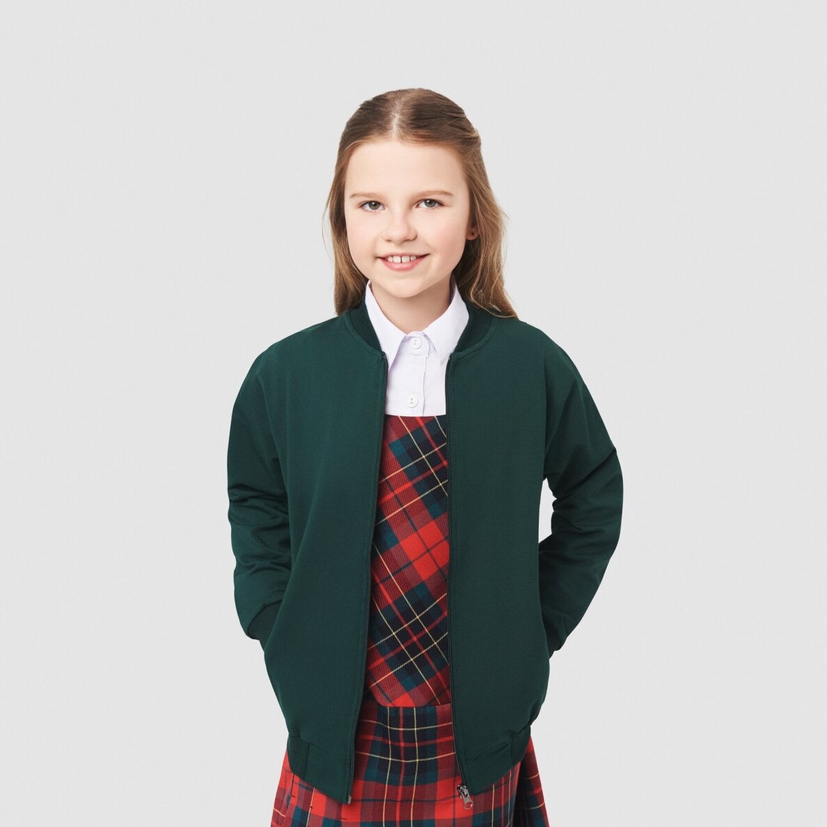 MAMAJUM school jumper with zipper 116-182 cm 1