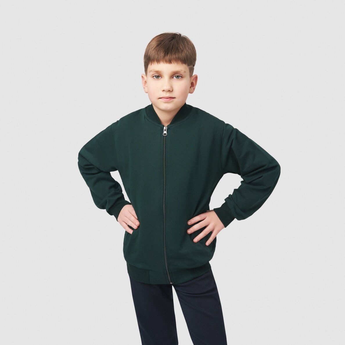 MAMAJUM school jumper with zipper 116-182 cm MAMAJUM school jumper with zipper 116-182 cm