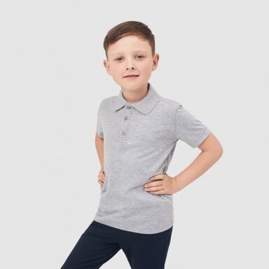 Plono trikotažo mokykliniai polo marškinėliai 116-182 cm Plono trikotažo mokykliniai polo marškinėliai 116-182 cm