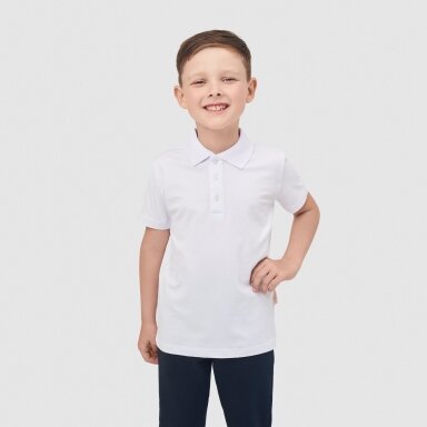 Plono trikotažo mokykliniai polo marškinėliai 116-182 cm Plono trikotažo mokykliniai polo marškinėliai 116-182 cm