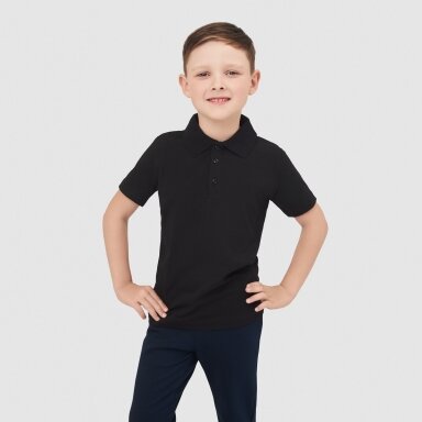 Plono trikotažo mokykliniai polo marškinėliai 116-182 cm Plono trikotažo mokykliniai polo marškinėliai 116-182 cm