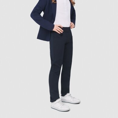 MAMAJUM mėlynos kelnės su guma 116-164 cm 1