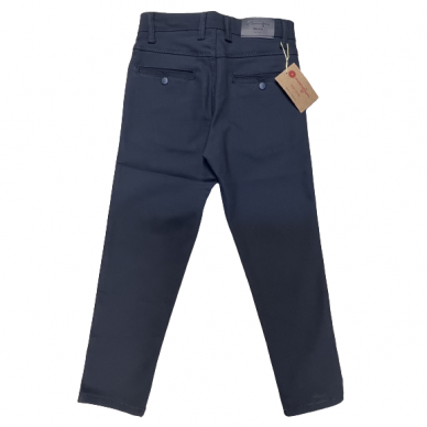 MAMAJUM темно синие брюки на пуговице 116-176 см 3
