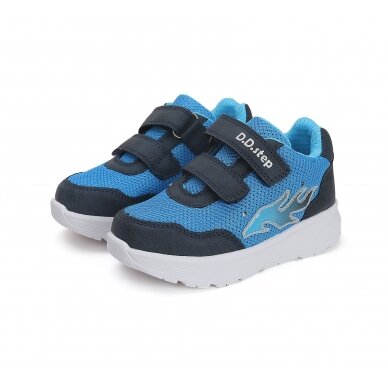 Mėlyni LED sportiniai batai 26-31 d. F083-41304BM 5