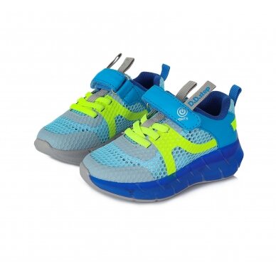 Mėlyni sportiniai LED batai 24-29 d. F61921AM 5