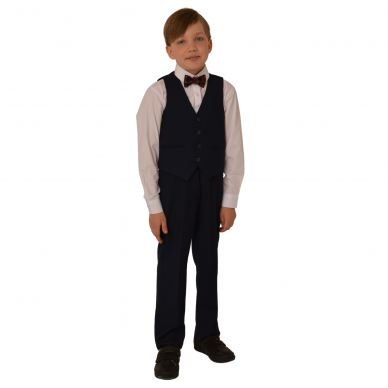 School pants for a boy+waistcoat 140-182 cm 1