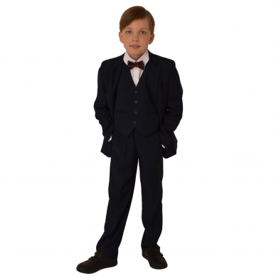 Mokyklinis 3-jų dalių kostiumas berniukui 110-182 cm 1