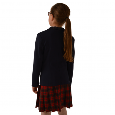 Mokyklinis trikotažinis švarkas mergaitei 116-182 cm 4