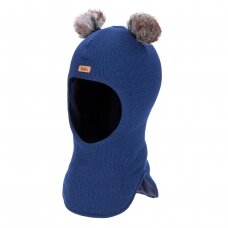 TuTu merino wool helmet with pompoms