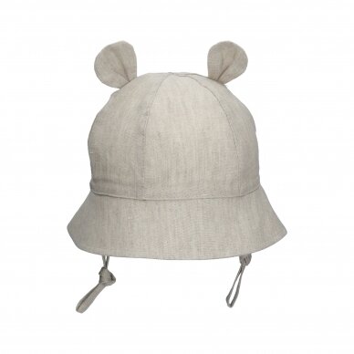 TuTu kepurė-panama iš natūralaus lino Meškiukas