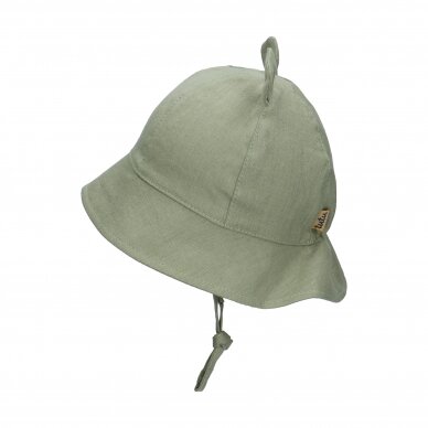 TuTu kepurė-panama iš natūralaus lino Meškiukas 1