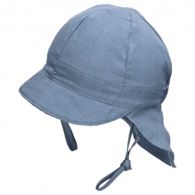 TuTu kepurė su kaklo apsauga iš natūralaus lino