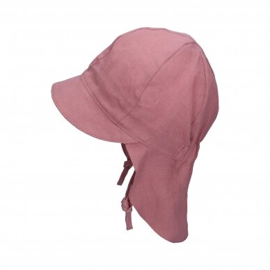 TuTu kepurė su kaklo apsauga iš natūralaus lino 1