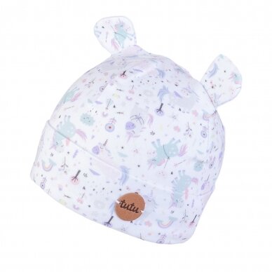 TuTu cotton single hat with ears TuTu cotton single hat with ears