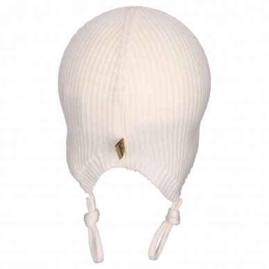 TuTu шапка из мериносовой шерсти с завязками 1
