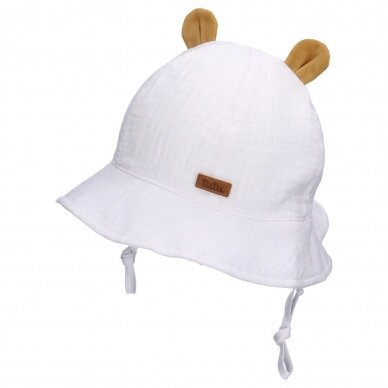 TuTu organic cotton hat Teddy bear