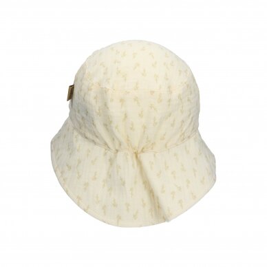 TuTu organinės medvilnės kepurė-panama su raišteliais 2
