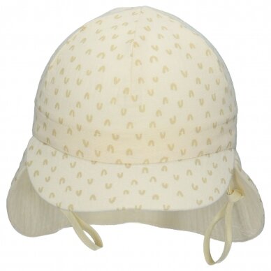 TuTu organinės medvilnės kepurė su kaklo apsauga 1